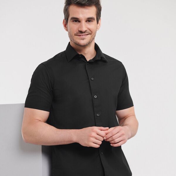 Short sleeve easycare fitted shirt Thumbnail